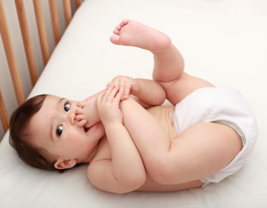 Safety experts advise that baby bedding should be minimal.