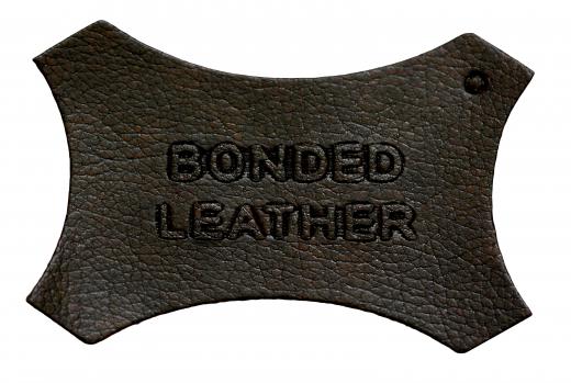 Bonded leather, which is sometimes used to make throw pillows.