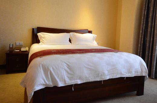 White pillow cases can be attractive, but they also show dirt easily.