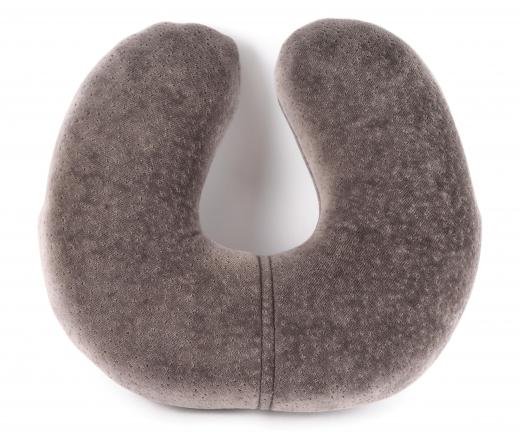 Using a foam neck pillow can alleviate neck stress and discomfort from sleeping in a strange position.