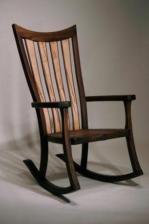 Pillows are often used with hard-wood chairs such as rockers.